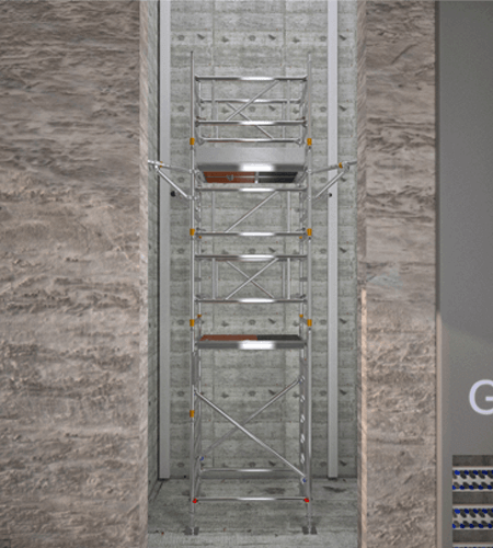 Do More with BoSS Liftshaft 700 Towers BoSS Liftshaft 700 Aluminium Access Towers