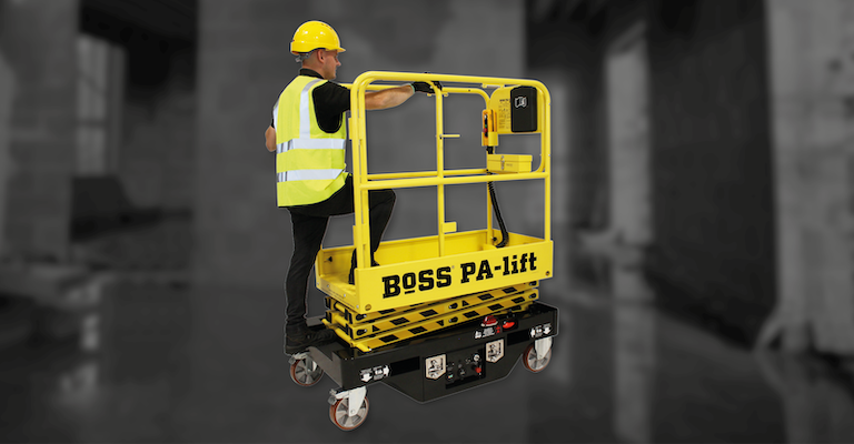 BoSS Push Around Scissor Lift