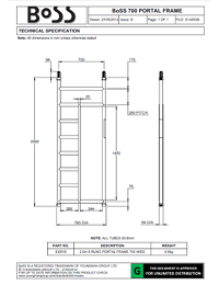 BoSS-DataSheet-S140038-B-700-Portal-Frame