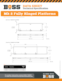 S140037 - BoSS Data Sheet - Mk 2 Fully Hinged Platforms