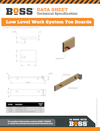 S140069 - BoSS Data Sheet - LLWS Infill Toe Boards