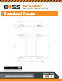 S140107 - BoSS Data Sheet - Guardrail Frame