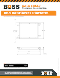 S150004 - BoSS Data Sheet - End Cantilever Platform