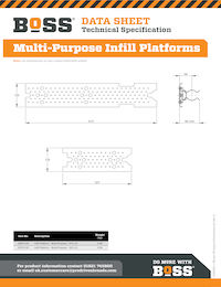 S150005 - BoSS Data Sheet - Multipurpose Infill Platforms