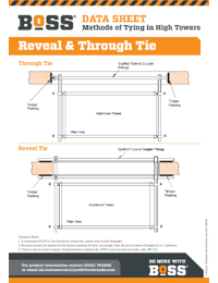 BoSS Data Sheets- Methods of Tying in High Towers