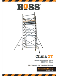 BoSS Clima 3T Access Tower Instruction Manual
