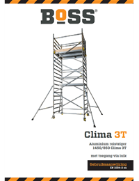 BoSS Instruction Manual - Clima 3T Access Tower - Dutch