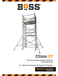 BoSS Instruction Manual - Clima 3T Access Tower - Portuguese