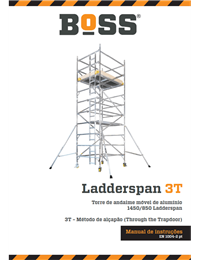BoSS Instruction Manual - Ladderspan 3T Access Tower - Portuguese