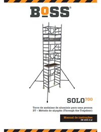 BoSS Instruction Manual - SOLO 700 Access Tower - Portuguese