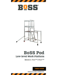 BoSS Pod Low Level Work Platform User Guide