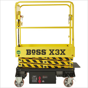 BoSS X-Series Approved sticker on machine gate RH side