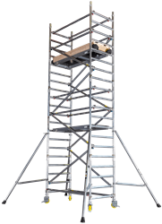 BoSS Clima Aluminium Access Tower 3T Single Width