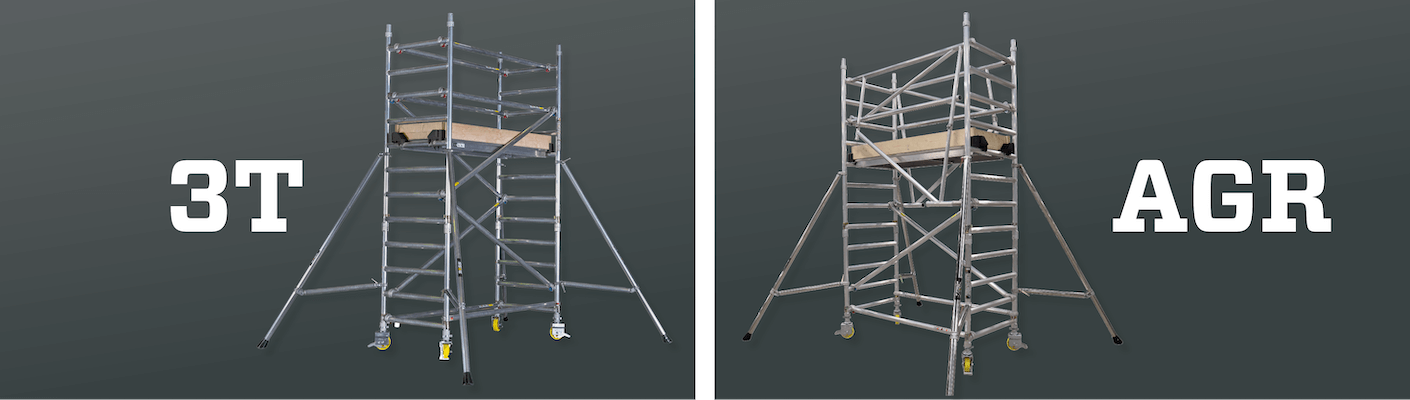 BoSS Clima Aluminium Access Towers - available in AGR or 3T builds