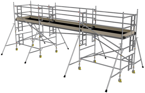 BoSS End-Linked Aluminium Access Tower