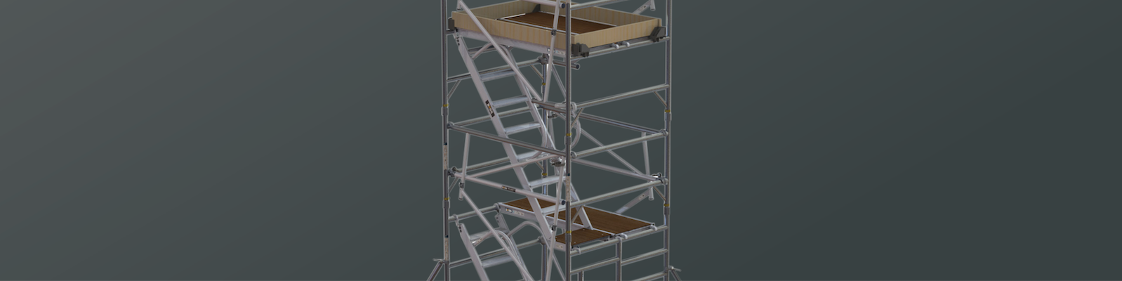 BoSS Staircase Aluminium Access Tower - for frequent climbing and descending
