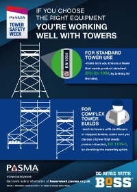 PASMA Tower Safety Week - choose the right equipment