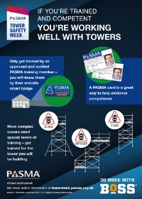 PASMA Tower Safety Week - PASMA trained and competent